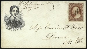 Sale 1011, Lot 1462, 3c 1851-56 Issue (Scott 11-11A)