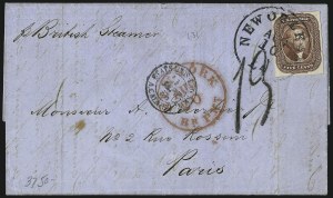 Sale 1011, Lot 1469, 5c-12c 1851-56 Issue (Scott 12-17)