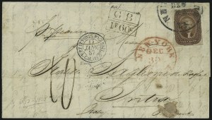 Sale 1011, Lot 1470, 5c-12c 1851-56 Issue (Scott 12-17)