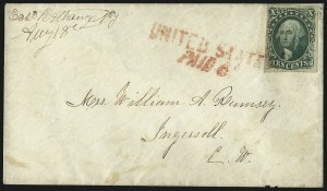 Sale 1011, Lot 1478, 5c-12c 1851-56 Issue (Scott 12-17)