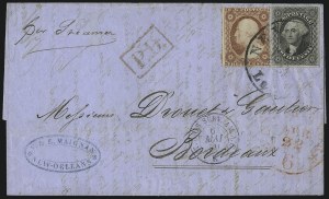 Sale 1011, Lot 1481, 5c-12c 1851-56 Issue (Scott 12-17)