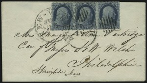 Sale 1011, Lot 1483, 1c-3c 1857-60 Issue (Scott 18-26)
