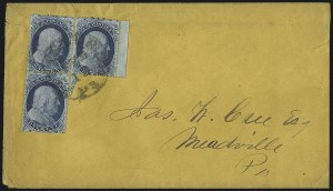 Sale 1011, Lot 1485, 1c-3c 1857-60 Issue (Scott 18-26)
