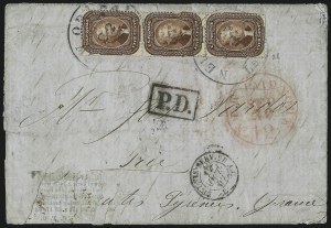 Sale 1011, Lot 1506, 5c-30c 1857-60 Issue (Scott 27-38)