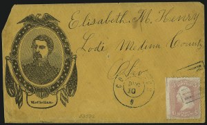 Sale 1011, Lot 1522, 1c-3c 1861-68 Issue (Scott 63-65)