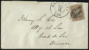 Sale 1011, Lot 1528, 1c-3c 1861-68 Issue (Scott 63-65)