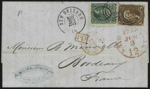 Sale 1011, Lot 1550, 10c-30c 1861-68 Issue (Scott 68-78)