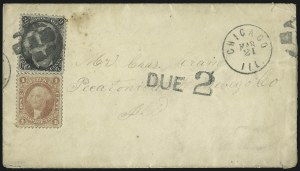 Sale 1011, Lot 1554, 10c-30c 1861-68 Issue (Scott 68-78)