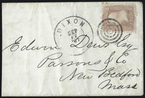 Sale 1011, Lot 1555, 1867-68 Grilled Issue (Scott 79-100)