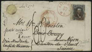 Sale 1011, Lot 1567, 1867-68 Grilled Issue (Scott 79-100)