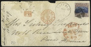 Sale 1011, Lot 1590, 1869 Pictorial Issue and 1875 Re-Issue (Scott 112-133)