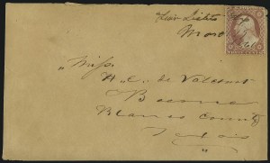 Sale 1011, Lot 1698, Confederate States (Independent and C.S.A. Uses of U.S. Stamps)