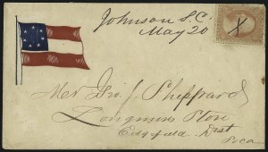 Sale 1011, Lot 1702, Confederate States (Independent and C.S.A. Uses of U.S. Stamps)