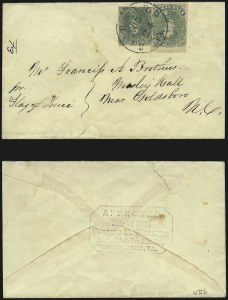 Sale 1011, Lot 1740, Confederate States (P.O.W. Covers)