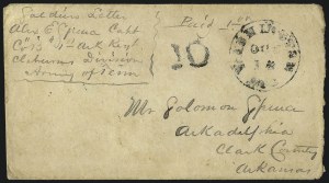 Sale 1011, Lot 1743, Confederate States (Trans-Mississippi Express, Blockade Mail, Groups)