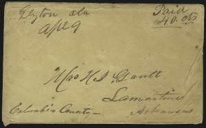 Sale 1011, Lot 1745, Confederate States (Trans-Mississippi Express, Blockade Mail, Groups)
