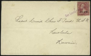 Sale 1011, Lot 1762, United States Possessions