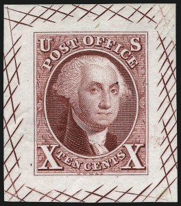 Sale 1011, Lot 303, Essays and Proofs - 1845 thru 1861 Issues