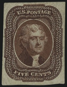 Sale 1011, Lot 305, Essays and Proofs - 1845 thru 1861 Issues