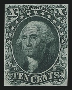 Sale 1011, Lot 307, Essays and Proofs - 1845 thru 1861 Issues