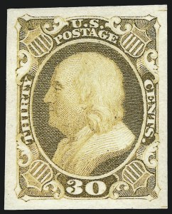 Sale 1011, Lot 311, Essays and Proofs - 1845 thru 1861 Issues