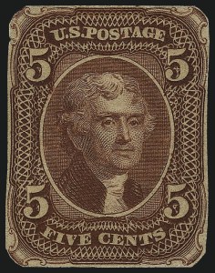 Sale 1011, Lot 317, Essays and Proofs - 1845 thru 1861 Issues