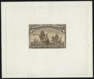 Sale 1011, Lot 341, Essays and Proofs - 1869 thru Columbian Issues