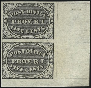 Sale 1011, Lot 375, Postmasters Provisionals (Scott 10X1)