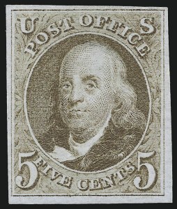 Sale 1011, Lot 387, 1875 Reproduction of 1847 Issue (Scott 3-4)