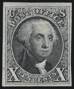 Sale 1011, Lot 390, 1875 Reproduction of 1847 Issue (Scott 3-4)