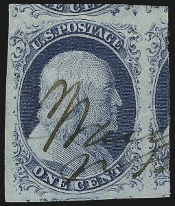 Sale 1011, Lot 399, 1c-12c 1851-56 Issue (Scott 6-17)