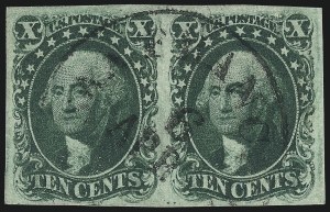 Sale 1011, Lot 405, 1c-12c 1851-56 Issue (Scott 6-17)