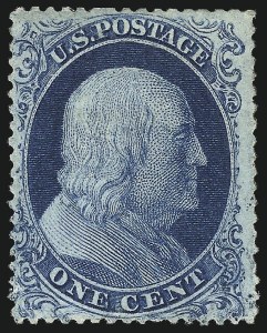 Sale 1011, Lot 412, 1c-5c 1857-60 Issue (Scott 18-30A)