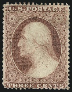 Sale 1011, Lot 416, 1c-5c 1857-60 Issue (Scott 18-30A)