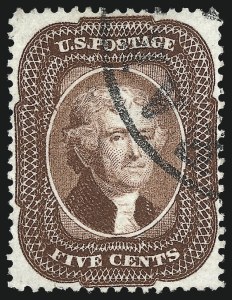 Sale 1011, Lot 418, 1c-5c 1857-60 Issue (Scott 18-30A)