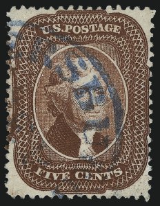 Sale 1011, Lot 419, 1c-5c 1857-60 Issue (Scott 18-30A)