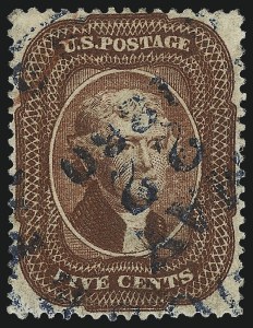 Sale 1011, Lot 422, 1c-5c 1857-60 Issue (Scott 18-30A)