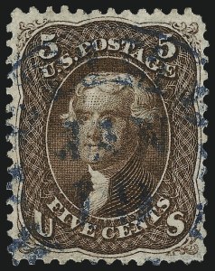 Sale 1011, Lot 455, 1861-66 Issue (Scott 67-78)