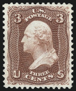 Sale 1011, Lot 481, 1875 Re-Issue of 1861-66 Issue (Scott 104)