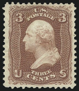 Sale 1011, Lot 482, 1875 Re-Issue of 1861-66 Issue (Scott 104)