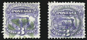 Sale 1011, Lot 494, 1c-6c 1869 Pictorial Issue (Scott 112-115)
