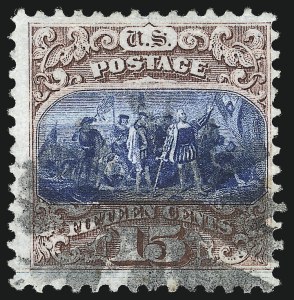 Sale 1011, Lot 512, 10c-30c 1869 Pictorial Issue (Scott 116-121)