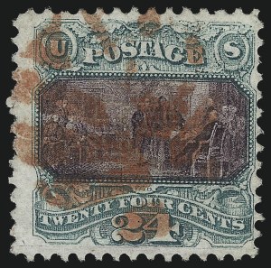 Sale 1011, Lot 519, 10c-30c 1869 Pictorial Issue (Scott 116-121)