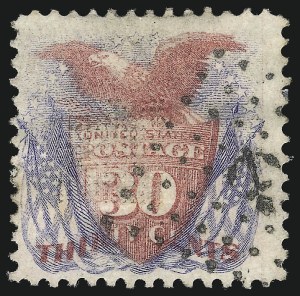 Sale 1011, Lot 523, 10c-30c 1869 Pictorial Issue (Scott 116-121)