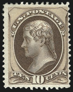 Sale 1011, Lot 532, 1870-71 National Bank Note Co. Issues (Scott 135-155)