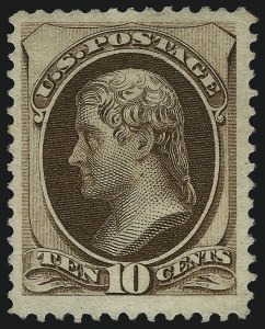 Sale 1011, Lot 545, 1873 Continental Bank Note Co. Issue (Scott 157-166)