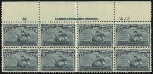 Sale 1011, Lot 585, 1893 Columbian Issue (Scott 230-245)