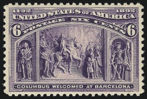 Sale 1011, Lot 588, 1893 Columbian Issue (Scott 230-245)