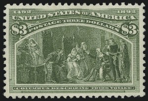 Sale 1011, Lot 601, 1893 Columbian Issue (Scott 230-245)