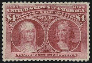 Sale 1011, Lot 604, 1893 Columbian Issue (Scott 230-245)